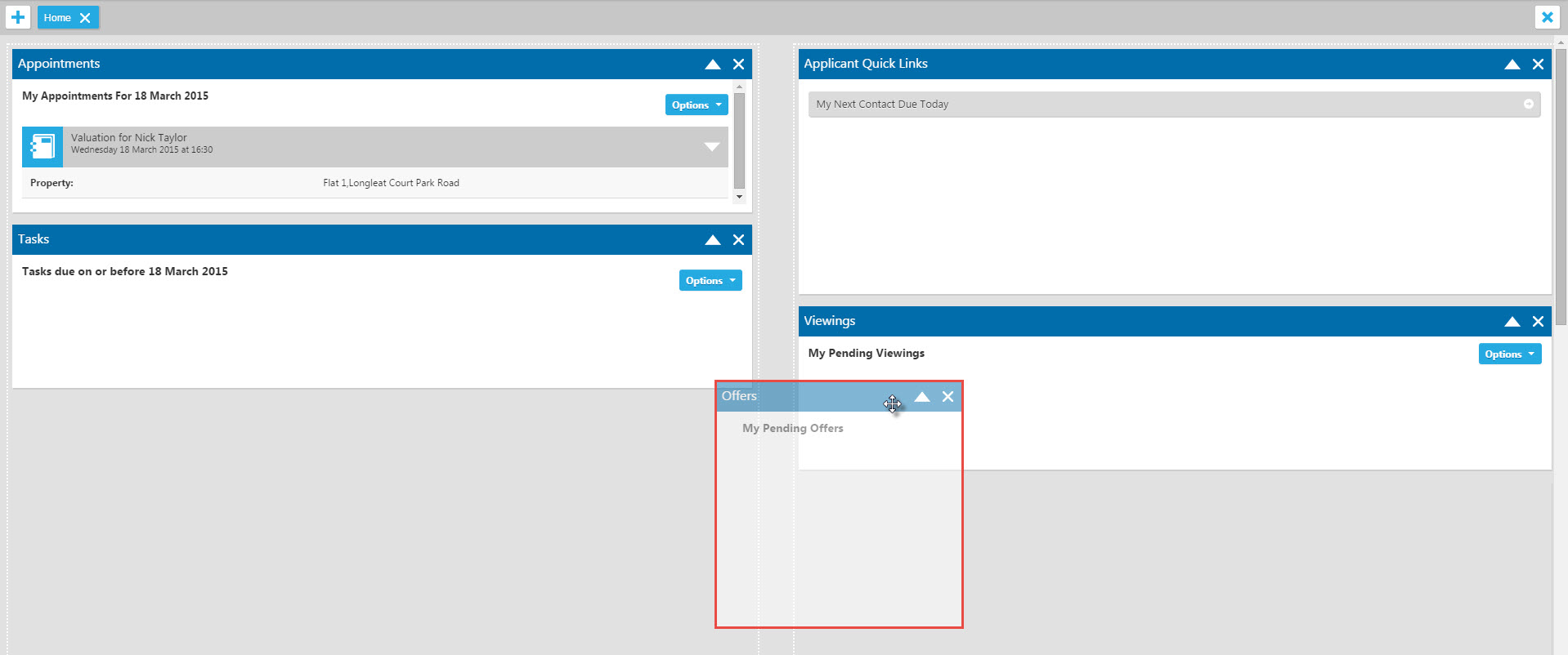 Admin - Homepage - Expert Agent Documentation